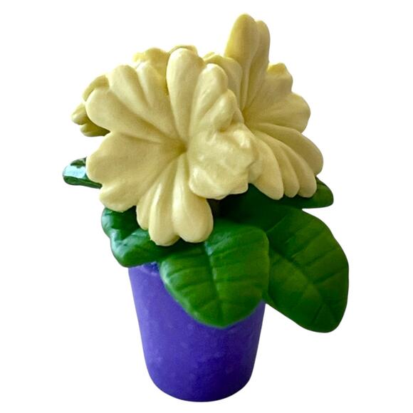 American Girl Yellow Daisy FLOWER Purple Plant Blaire Farm Garden Doll Accessory - Picture 3 of 7